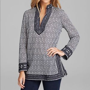 Tory Burch 'Tory' Tunic in Blue